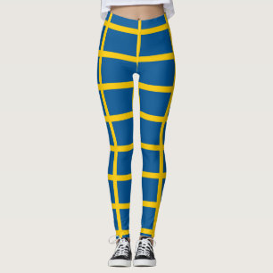Legging Pernas com bandeira de Suecia