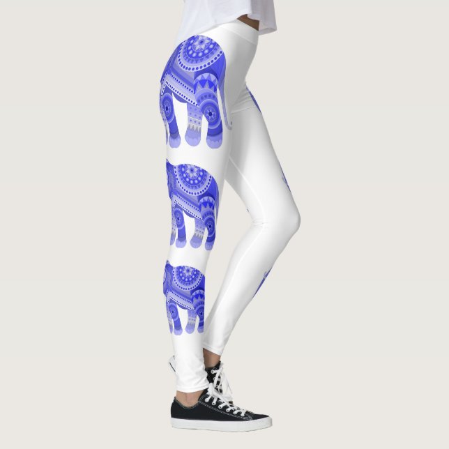 Legging Pernas com elefante azul (Direita)