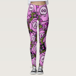 Legging Pernas cor-de-rosa