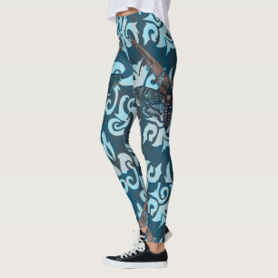 Legging Pernas da abstrato