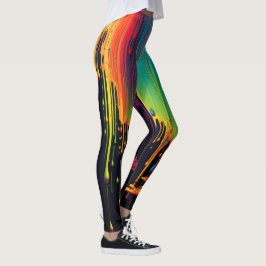 Legging Pernas da chuva arco-íris - Bonito