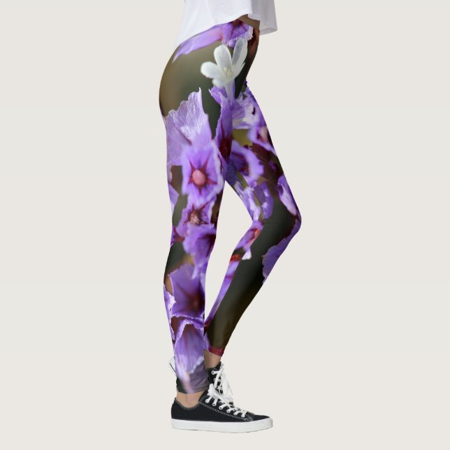 Legging Pernas da Flor Roxo (Direita)