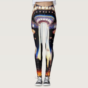 Legging Pernas da invasão da alienígena 1