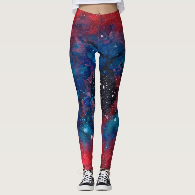 Legging Pernas da Nebulosa Rosette (Frente)