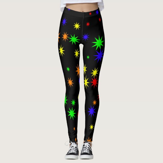 Legging Pernas das estrelas da pop (Frente)