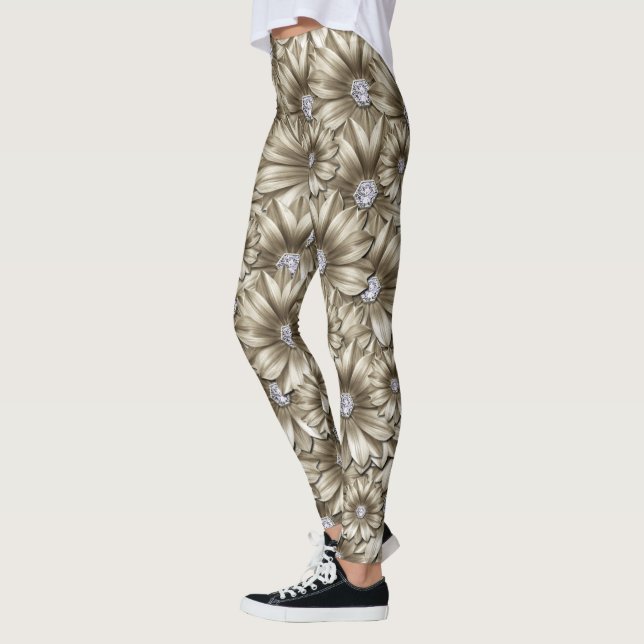 Legging Pernas das Flores Diamantes (Esquerda)