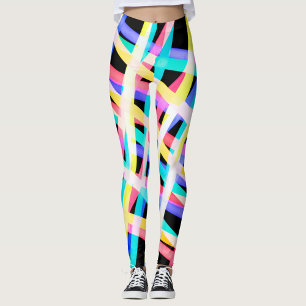 Legging Pernas das Luzes Coloridas