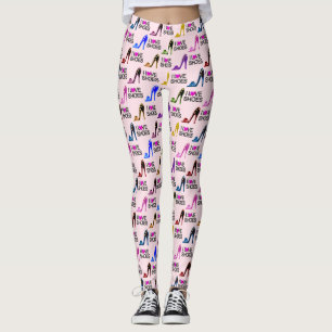 LEGGING PERNAS DE AMOR DE CALÇADOS ENGRAÇADAS E CHICAS