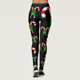 Legging Pernas de Arco Verde Canes de Natal