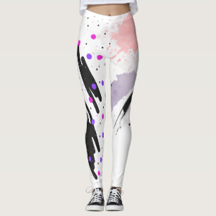 Legging Pernas de Bolinhas abstrato