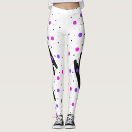 Legging Pernas de Bolinhas abstrato