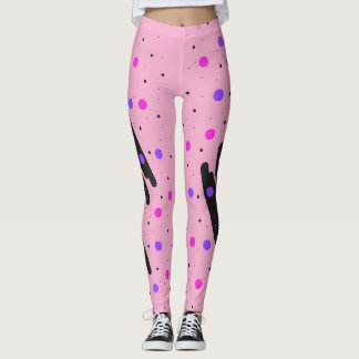 Legging Pernas de Bolinhas abstrato