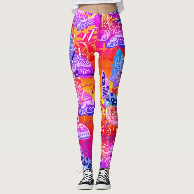 Legging Pernas de Borboleta Sunny Boho (Frente)