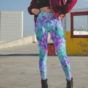 Legging Pernas de cristal roxo e lacrimogêneo - Bonito
