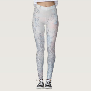 Legging Pernas de Design de gelo congeladas