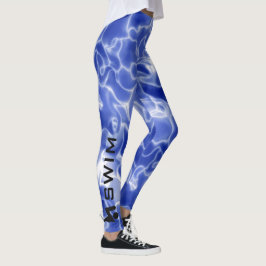Legging Pernas de Design para natação