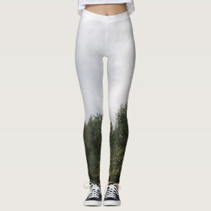 Legging Pernas de esticamento com design ecológica