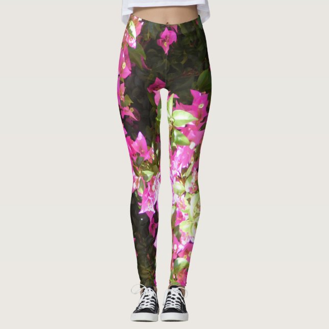 Legging Pernas de esticamento da design (Frente)