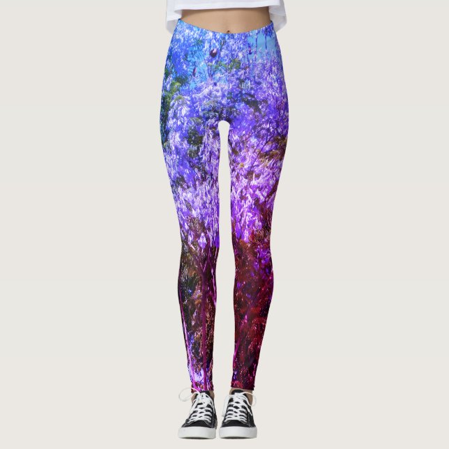 Legging Pernas de esticamento da design (Frente)