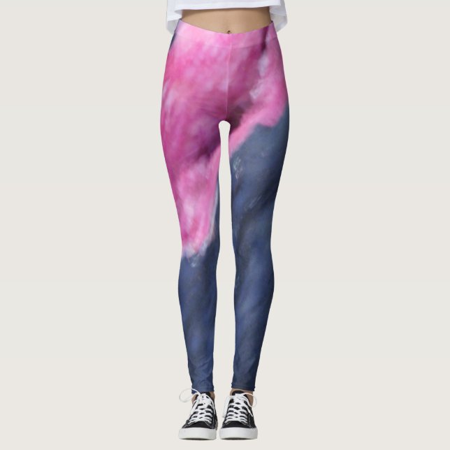 Legging Pernas de esticamento da design (Frente)