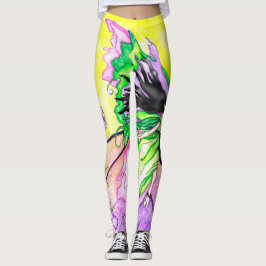 Legging Pernas de fadas de primavera