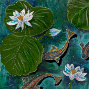 Legging Pernas de flores de lótus