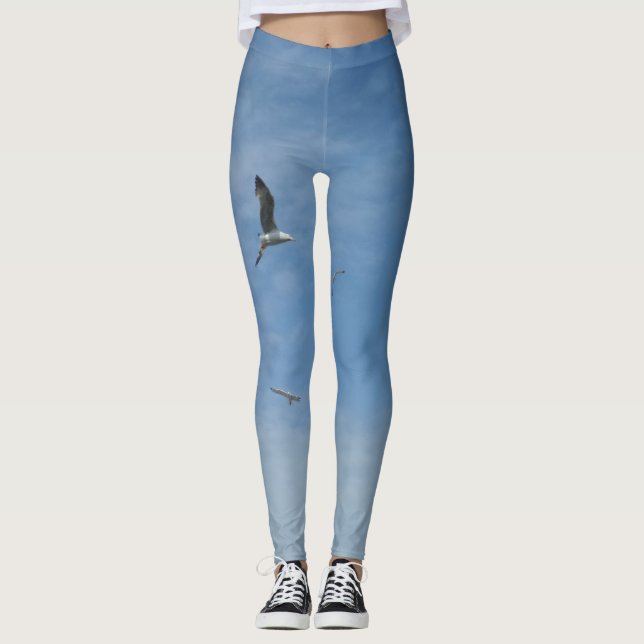 Legging Pernas de gaivotas voadoras (Frente)