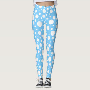 Legging Pernas de manchas azuis