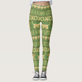 Legging Pernas de Natal Furadas Pequeno Natal