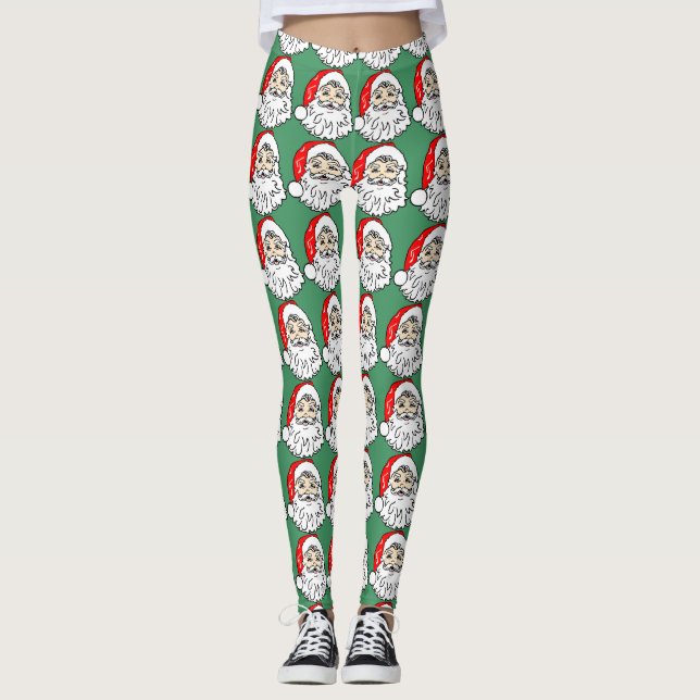 Legging Pernas de Natal na moda (Frente)