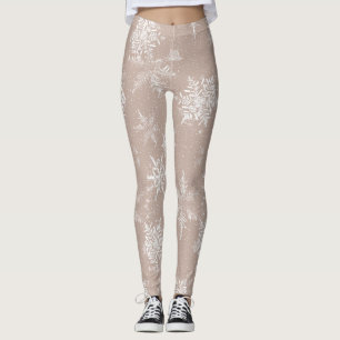Legging Pernas de Natal, vestuário de férias, feltro festi