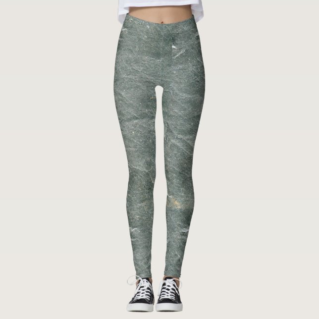 Legging Pernas de pedra cinza (Frente)