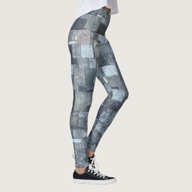 Legging Pernas de pedra cinza (Direita)