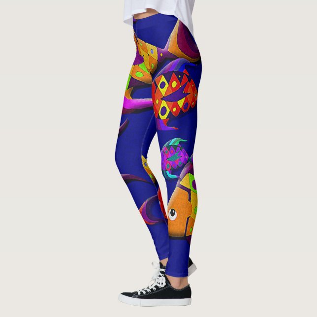 Legging Pernas de Peixes Grandes (Esquerda)