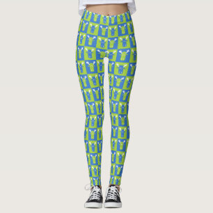 Legging Pernas de Pop de Arte Mose Cabeça