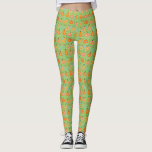 Legging Pernas de proteção da abóbora
