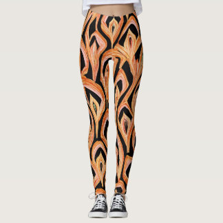 Legging Pernas de Trabalho de arte de pele de cobra para u