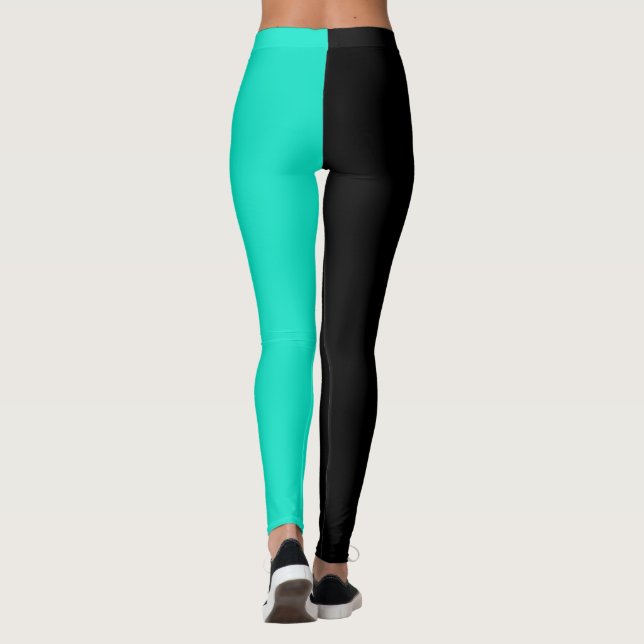 Legging Pernas de Turquesa Negra Olhos Capturando Simplici (Verso)