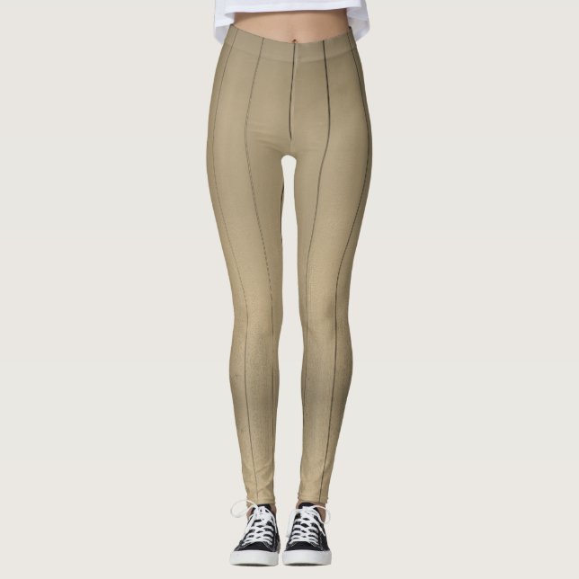 Legging Pernas de vedação de madeira (Frente)