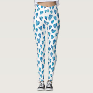 Legging Pernas do Coração Azul