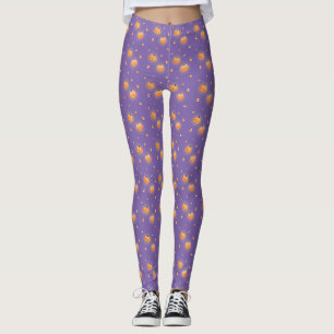 Legging Pernas do Dia das Bruxas do Jack O Lanterna
