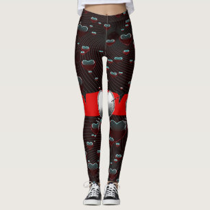 Legging Pernas do dia de os namorados longas