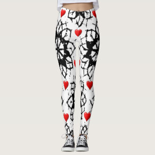 Legging Pernas do dia de os namorados longas