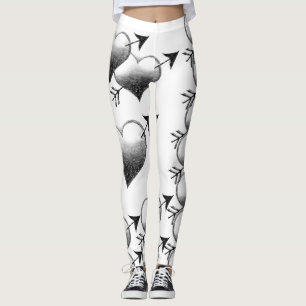 Legging Pernas do dia de os namorados longas