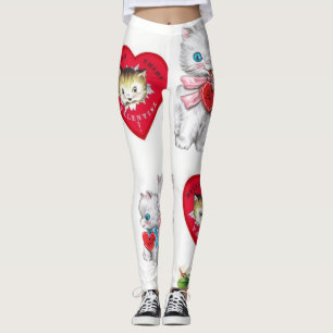 Legging Pernas do dia de os namorados longas