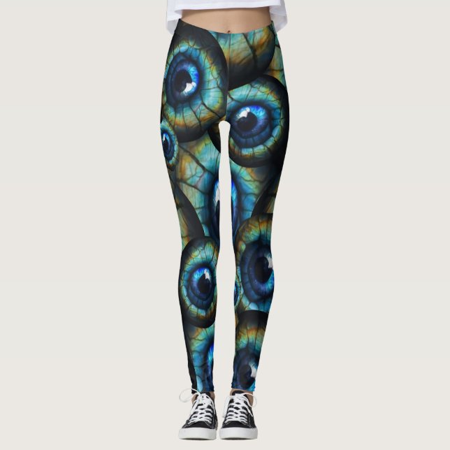 Legging Pernas dos olhos da alienígena (Frente)