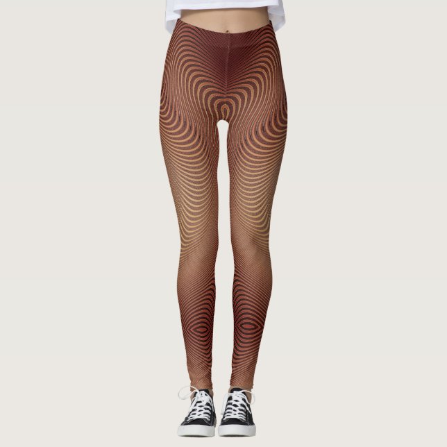 Legging Pernas em tiras abstrato (Frente)