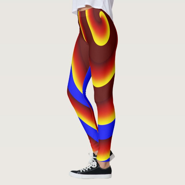 Legging Pernas espirais (Esquerda)