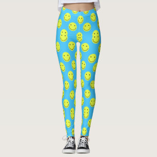 Legging Pernas femininas de rosto feliz