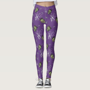 Legging 💜 Pernas Gothic Frankenstein Roxas 🕸️ 🦇